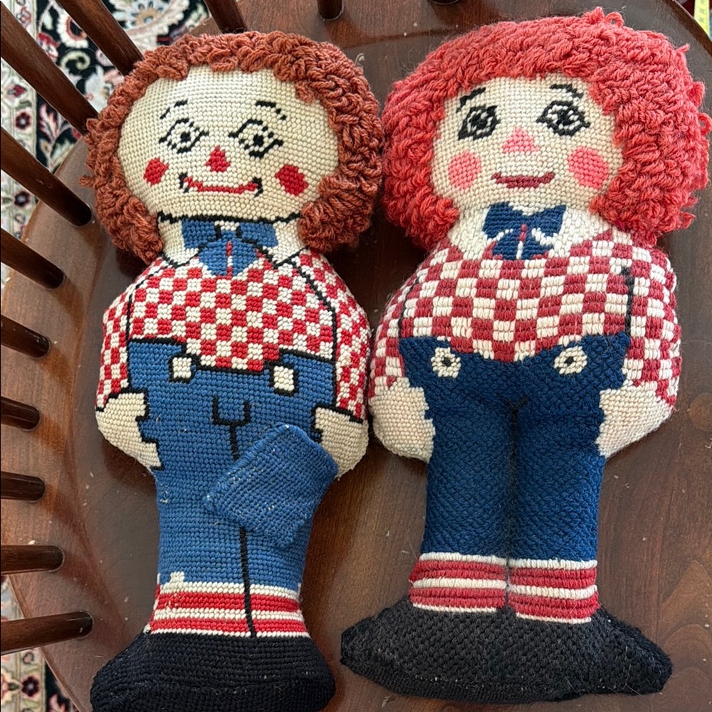 Vintage Raggedy Ann and Andy